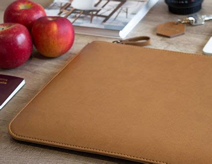 apple brand leather products.